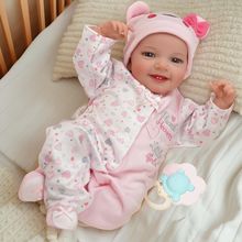 BABESIDE Lifelike Reborn Baby Dolls - Leen, 20-Inch Lovely Awake Realistic-Newbo