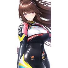MotorGP Racer Bodysuit Anime E Girl Poster Canvas Movie Film Print A0 A1 A2 A3 A
