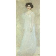 Portrait of Serena Lederer - Klimt 1898 Poster Canvas Movie Film Print A0 A1 A2