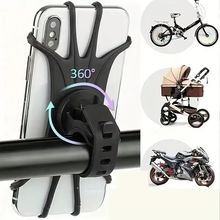 360° Bicycle Bike Mobile Phone Holder Bracket Mount for Handlebar Scooter