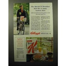 1963 Kellogg's Special K Cereal Ad - Fits Many Diets