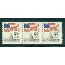2115a 22c U.S. Flag Very Fine MNH PNC 1/3 W0307