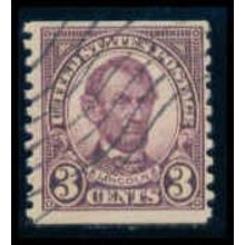Used 600 3c Abraham Lincoln Barely Clears M09711