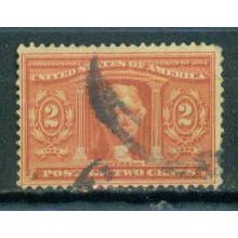 Used 324 2c Thomas Jefferson Barely Clears C2513
