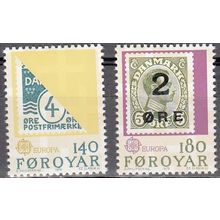 Foroyar 1979 Michel 43 - 44 Neuf ** Cote (2013) 2.50 Euro Europa CEPT Histoire