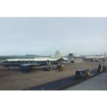 BMA Viscount G-APNE in 1972 East Midlands Airport Limited Edition 300 Postcard