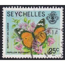 Seychelles 1977 SG 408A Used - Butterflies (D-883 (5))