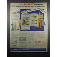 1950 Crosley Model CB-11 Refrigerator Ad
