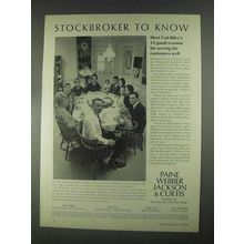 1967 Paine Webber Jackson & Curtis Ad - Carl Riley