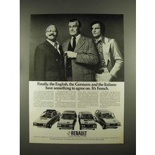 1974 Renault Car Ad - Something to Agree On