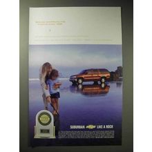 2003 Chevy Suburban Ad - Serving Overprotective Parents