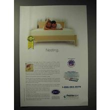 2003 Tempur-Pedic Mattress Ad - Nesting