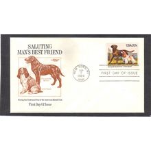 FDC Artmaster 2099 20c Retriever-Spaniel (Cachet-U/A) CV40163