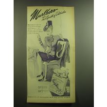 1945 Marlboro Cigarettes Ad - Distinction