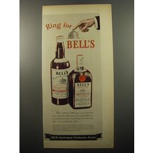 1950 Bell's Scotch Ad - Ring for Bell's