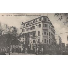 Tunis Transatlantic Hotel Antique Postcard