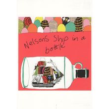 Yinka Shonibare Horatio Nelsons Ship In A Bottle Painting Postcard