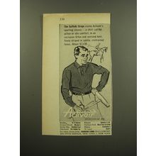 1959 Activair Shirts Ad - The Suffolk Stripe marks Activair's sporting classic