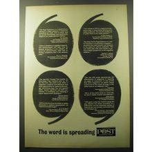 1960 The Saturday Evening Post Magazine Advertisement - The word is spreading
