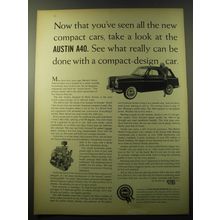 1960 Austin A40 Car Ad - Now that you've seen all the new compact cars