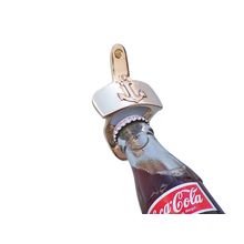 Pack Of 2] Solid Brass Wall Mounted Anchor Bottle Opener 3""