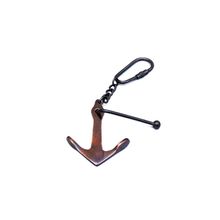 Pack Of 2] Antique Copper Admiralty Anchor Key Chain 6""