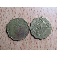 India 1944 1 Anna Coin