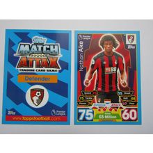 8. Nathan Ake - AFC Bournemouth - Match Attax 2017/18 Football Card EF1