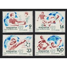 Spain World Cup Football Championship 4v 1982 MNH SG#2685