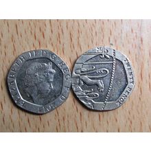 GB 2014 Elizebeth II Decimal 20p Coin