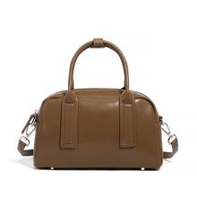 Women Genuine Leather Purses and Handbag Brown