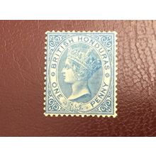 ICOLLECTZONE British Honduras 8 VF hinged