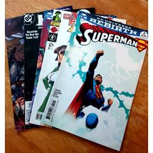 X5 Vintage Comics. Superman/Hero. etc.