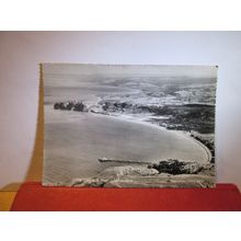 AERIAL VIEW, LITTLE ORME AND PIER, LLANDUDNO used postcard RP 1961 pm =