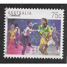 AUS 1989 75c 'SPORTS - NETBALL' FINE USED (EBID67-315)