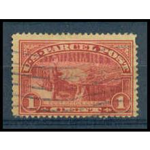 Used Q1 1c Post Office Barely Clears WA1573