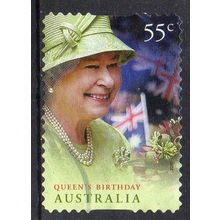 Australia 2010 Queen's Birthday 55c s/a Used