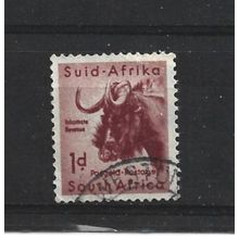 SouthAfrica.SG152 1d Black Wildebeest.Fine Used.Aug25l