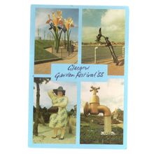GLASGOW GARDEN FESTIVAL, 1988 vintage postcard unposted =