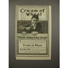 1900 Cream of Wheat Ad - Three Times a Day for Me