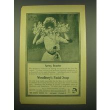 1902 Woodbury's Facial Soap Ad - Spring Beauties