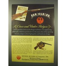 1980 Ruger Over and Under Shotgun Ad