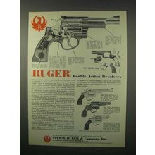 1980 Ruger Revolver Ad - Security-Six, Speed-Six