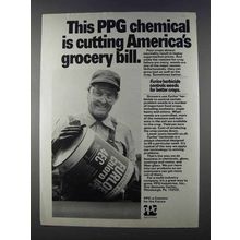 1980 PPG Furloe Herbicide Ad - Cutting Grocery Bill