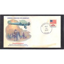 Event Fleetwood Lindbergh 1625 13c Flag (Cachet-U/A) CV42349