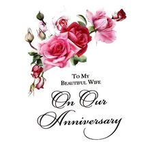 To My Beautiful Wife On Our Anniversary- 03346