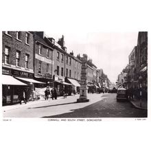 Hairdressers On Cornhill South Street Dorchester Old RPC Postcard