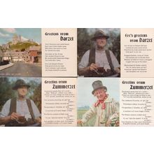 Dorset Darzet Zummerzet Dialect Somerset 4x 1960s Postcard s