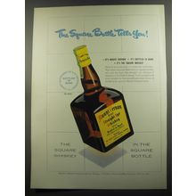 1952 Mount Vernon Rye Whiskey Ad - The square bottle tells you