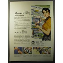 1953 Alcoa Aluminum Ad - Aluminum is why foods keep better